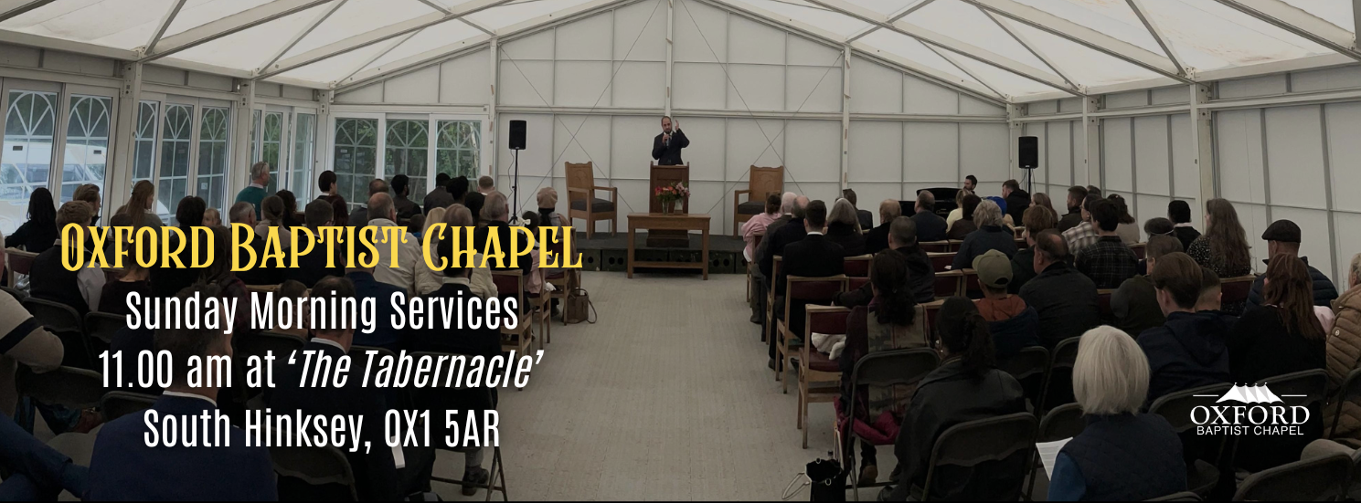 Oxford Baptist Chapel banner