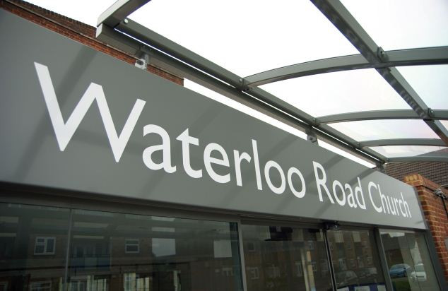 Waterloo Road Church, Uxbridge banner