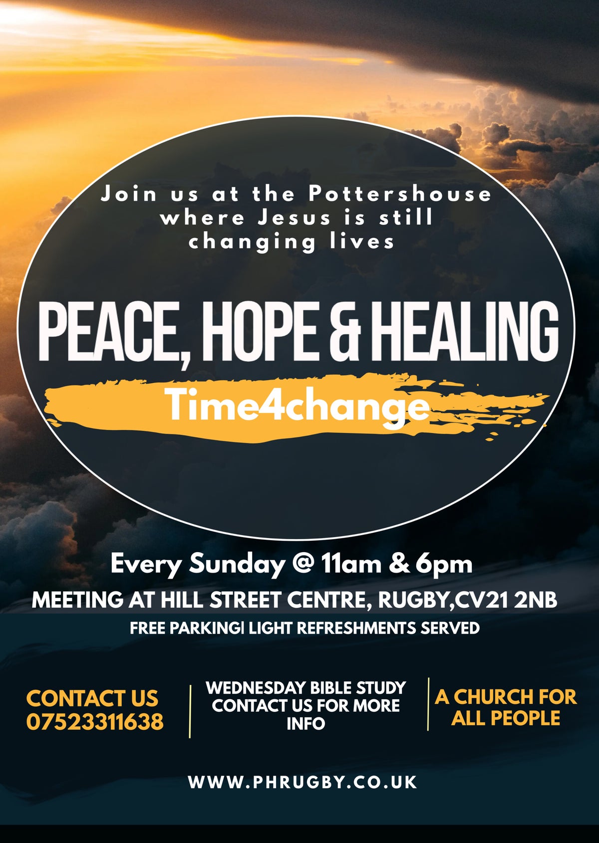 Potters House Christian Fellowship Uk Rugby Church banner