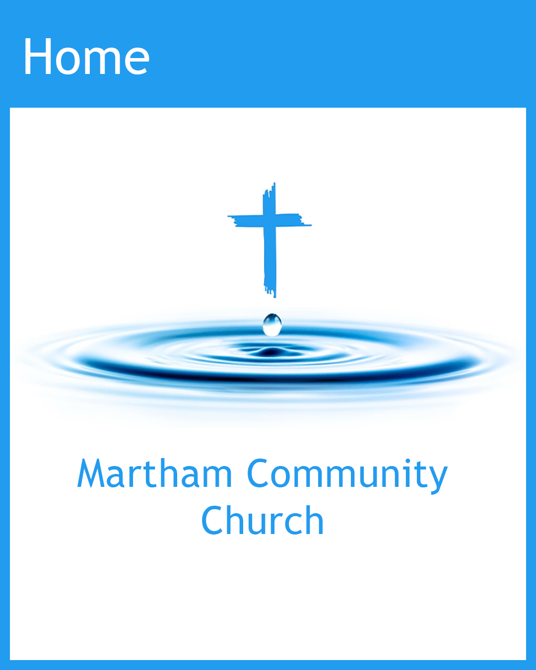 Martham Community Church banner