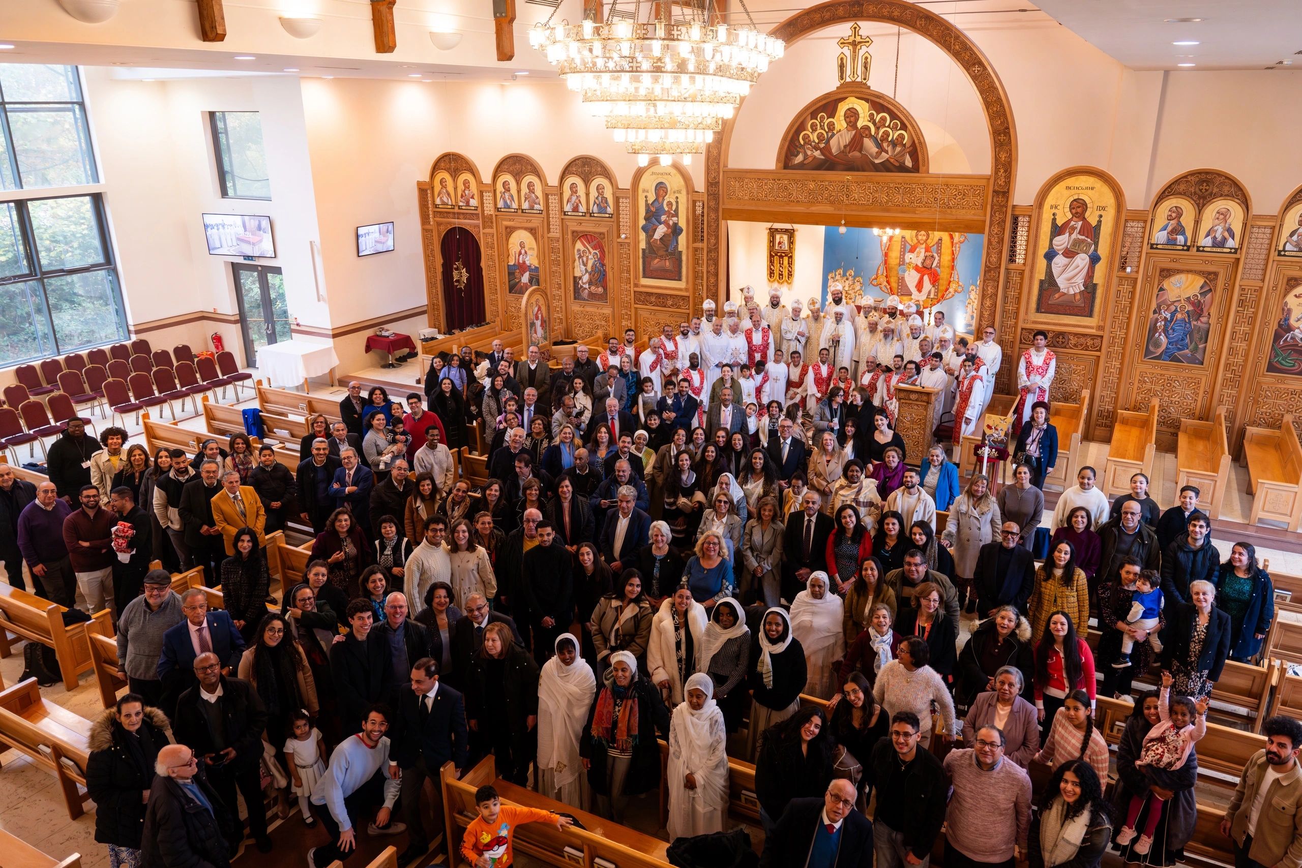 The Coptic Orthodox Diocese Of London banner