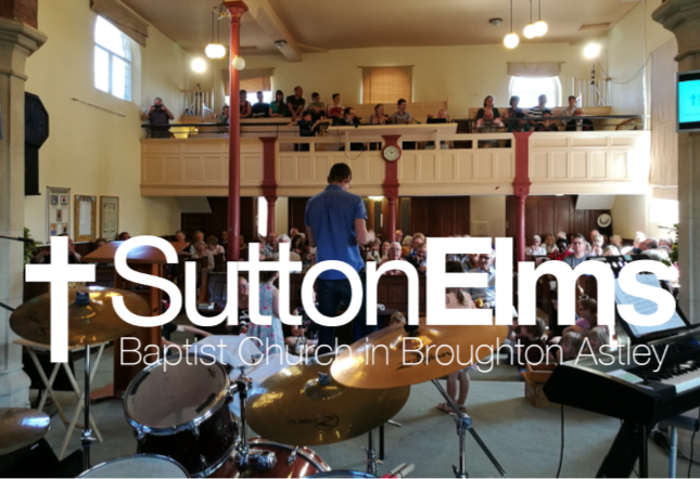 Sutton In The Elms Baptist Church banner