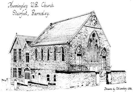 Ebenezer Wesleyan Reform Church, Hunningley banner
