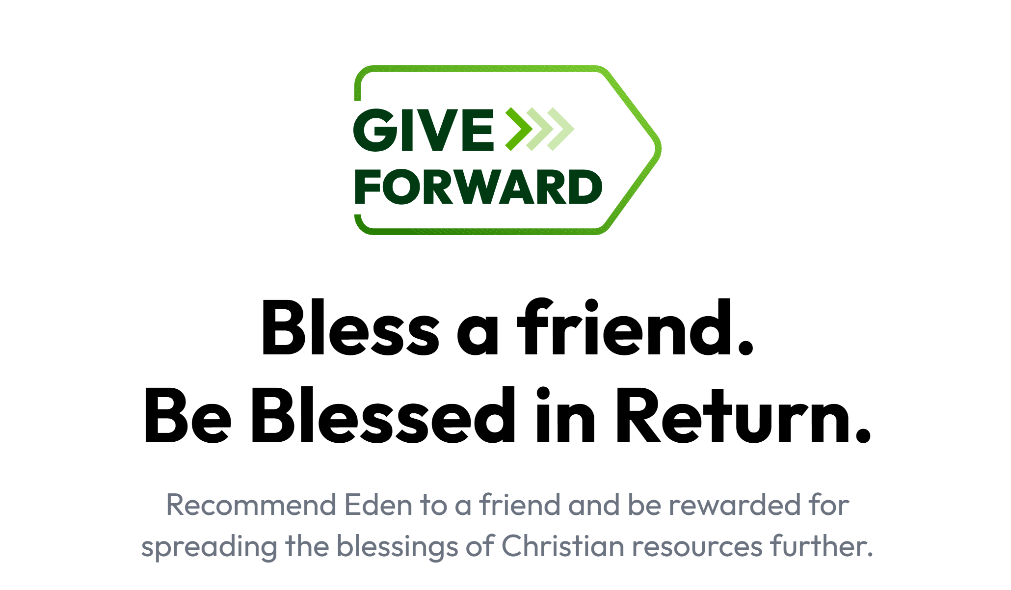 Introducing "Give Forward", our new refer a friend scheme for churches and schools
