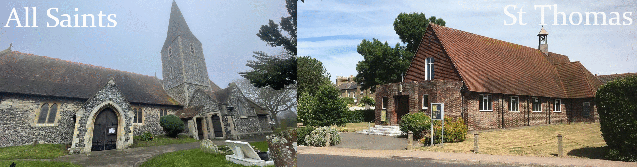 The Parochial Church Council Of The Ecclesiastical Parish Of All Saints Birchington With St Mildred Acol And St Thomas Minnis Bay banner