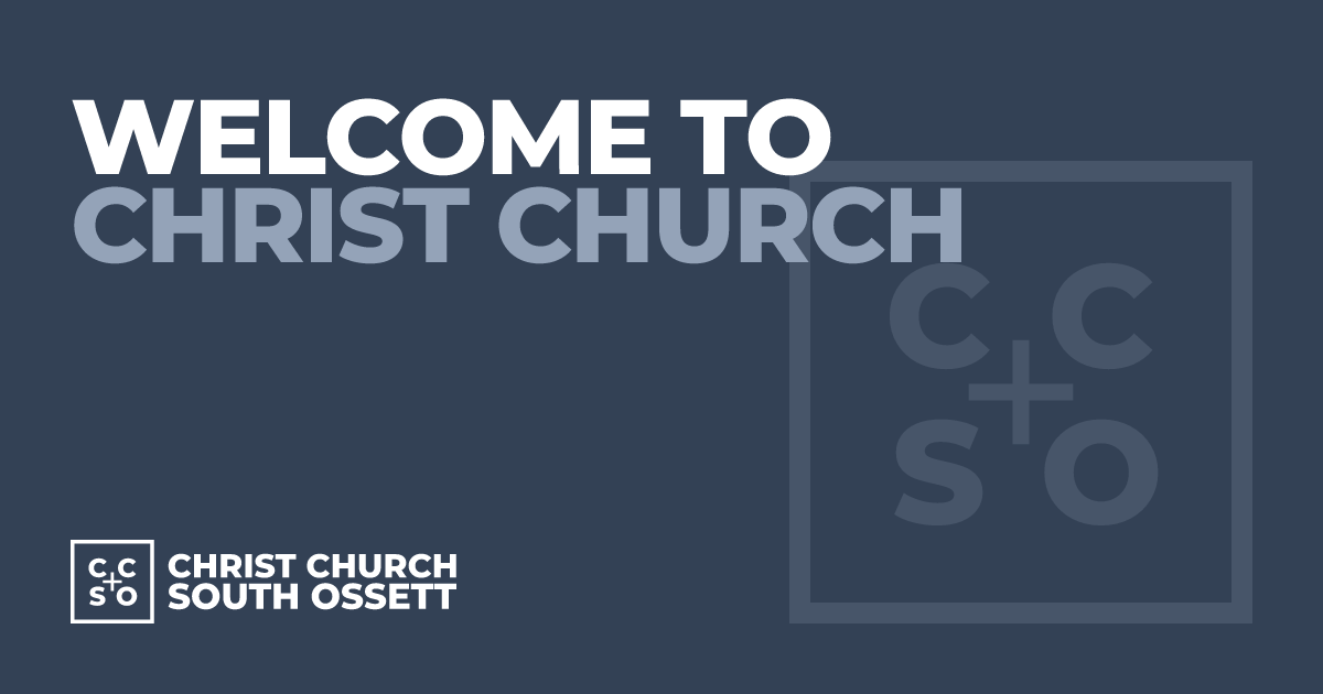 The Parochial Church Council Of The Ecclesiastical Parish Of Christ Church South Ossett banner