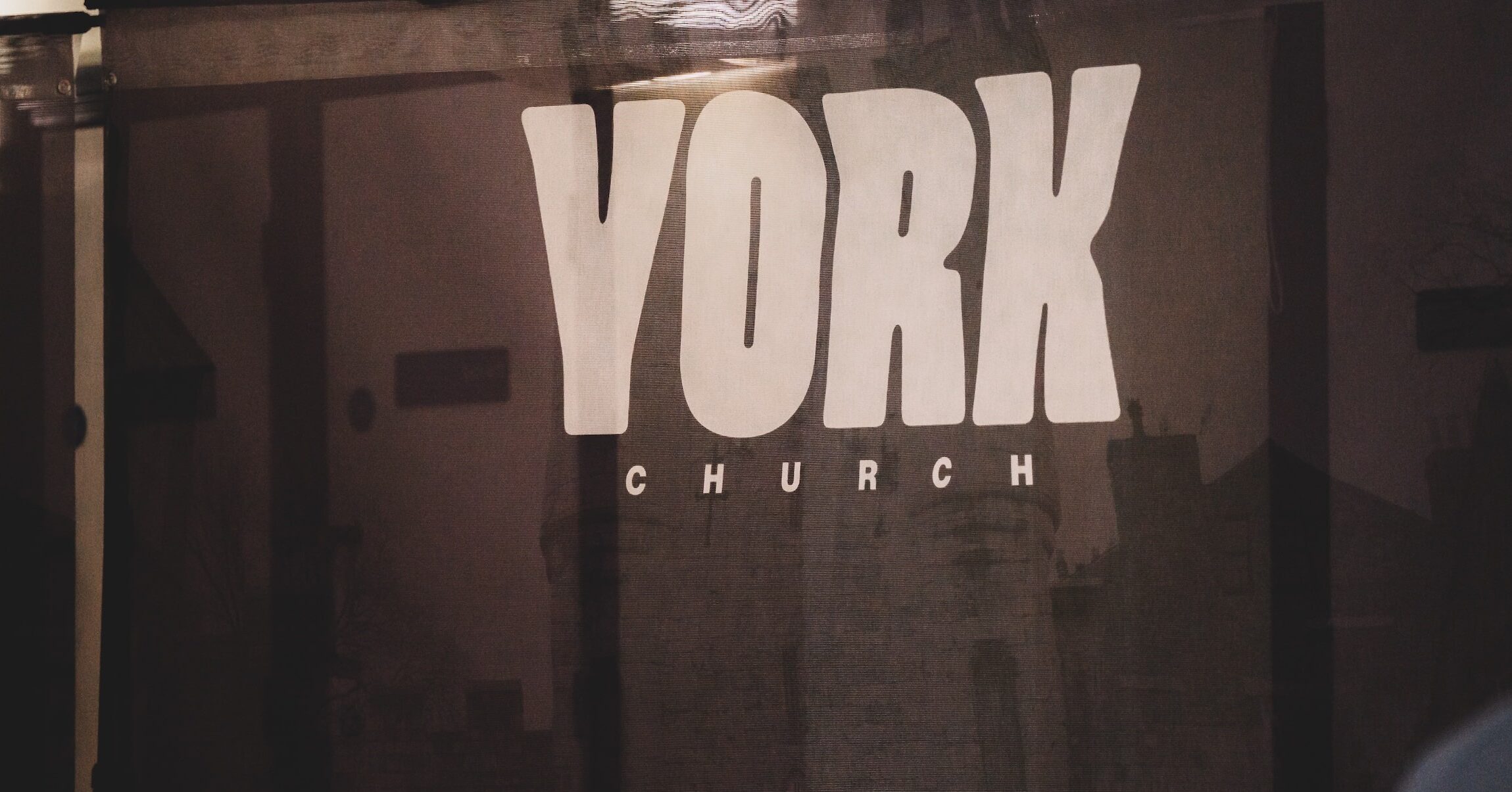 York Church banner