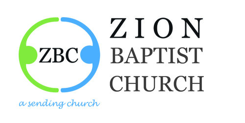 Zion Baptist Church banner
