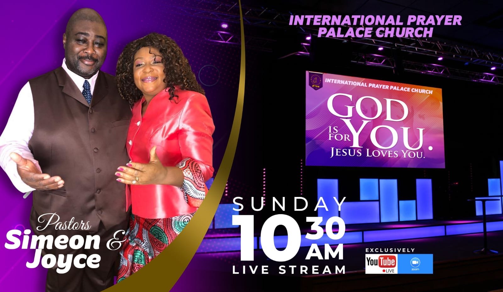 International Prayer Palace Church banner