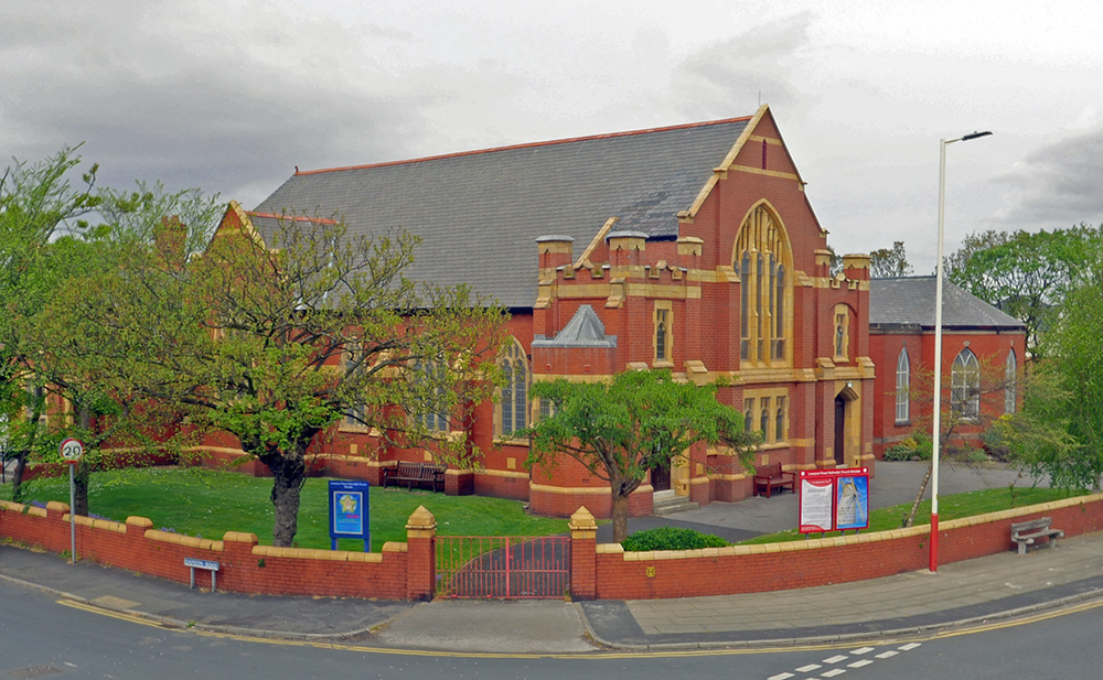 Liverpool Road Methodist Church banner