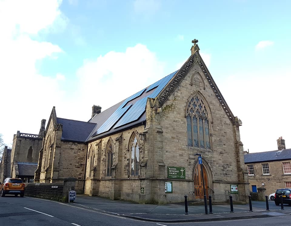 Buxton Methodist Church banner