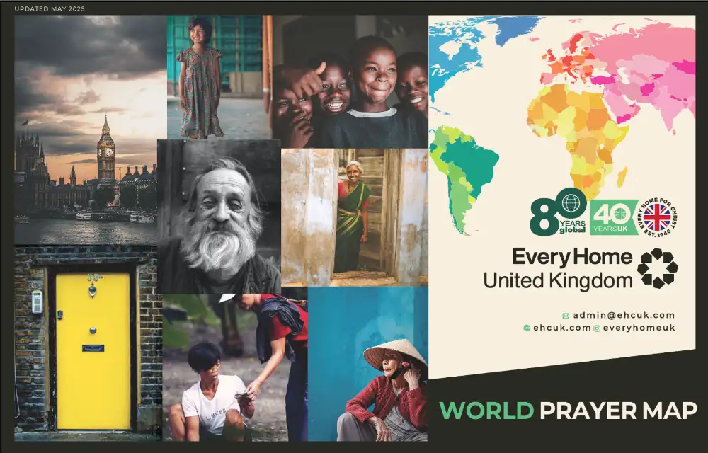 Every Home For Christ banner