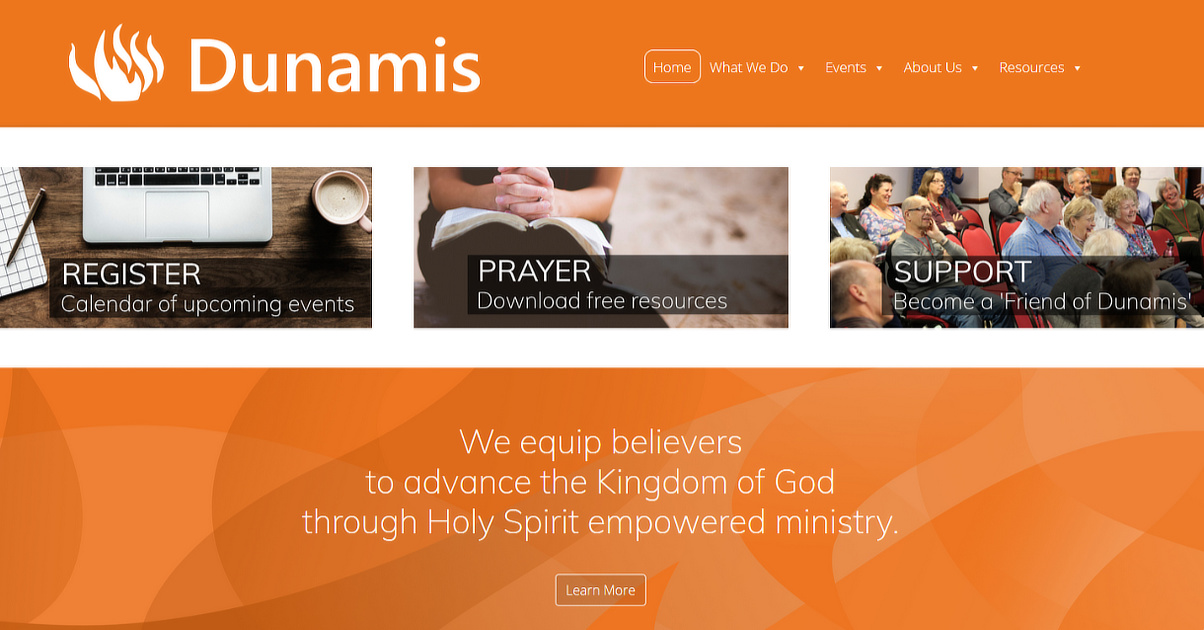 The Dunamis Fellowship Trust banner