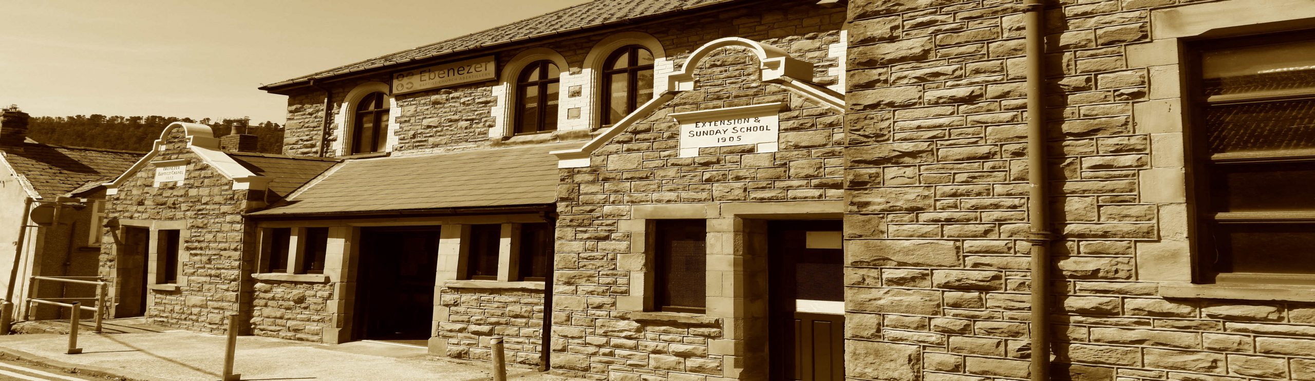 Ebenezer Baptist Church Abertillery banner