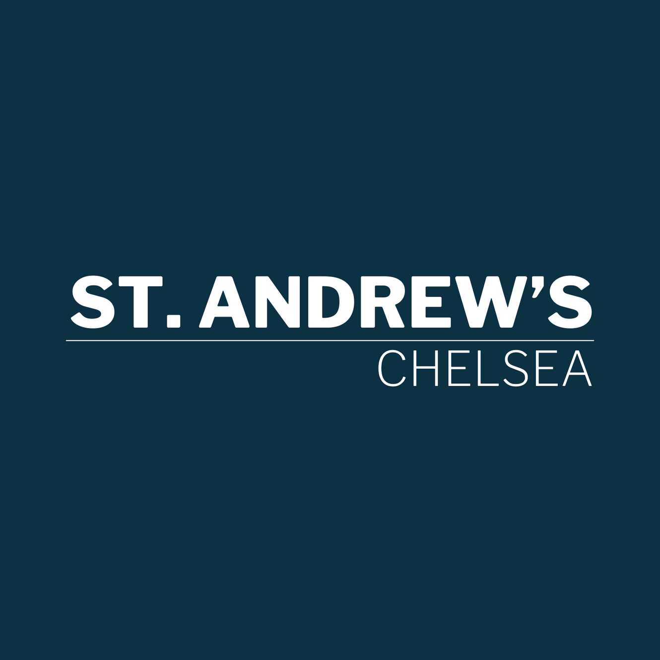 The Parochial Church Council Of The Ecclesiastical Parish Of Saint John With Saint Andrew, Chelsea banner