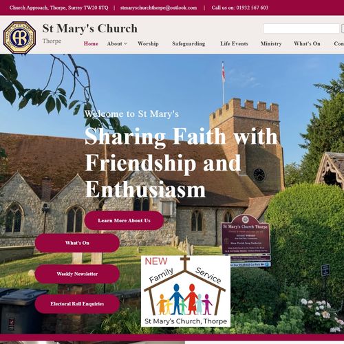 The Parochial Church Council Of The Ecclesiastical Parish Of St. Mary, Thorpe banner
