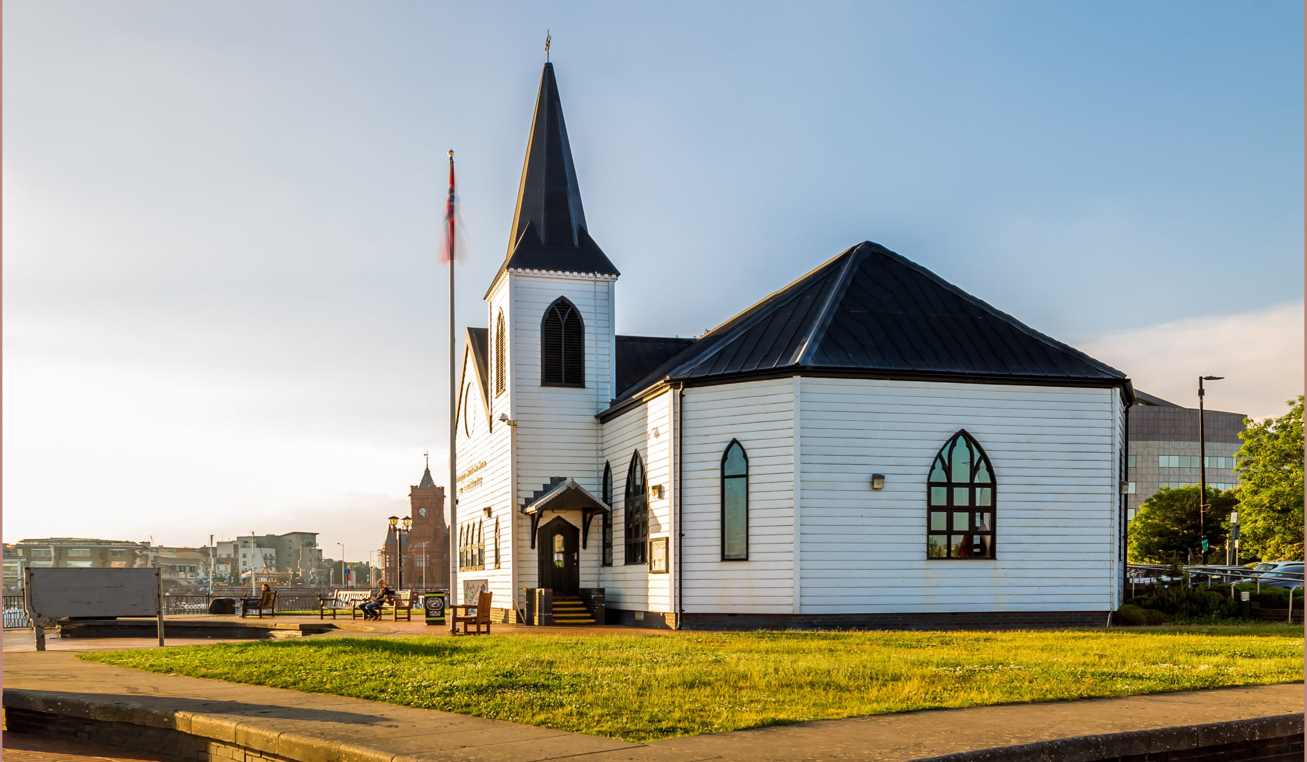 Norwegian Church Cardiff Bay banner