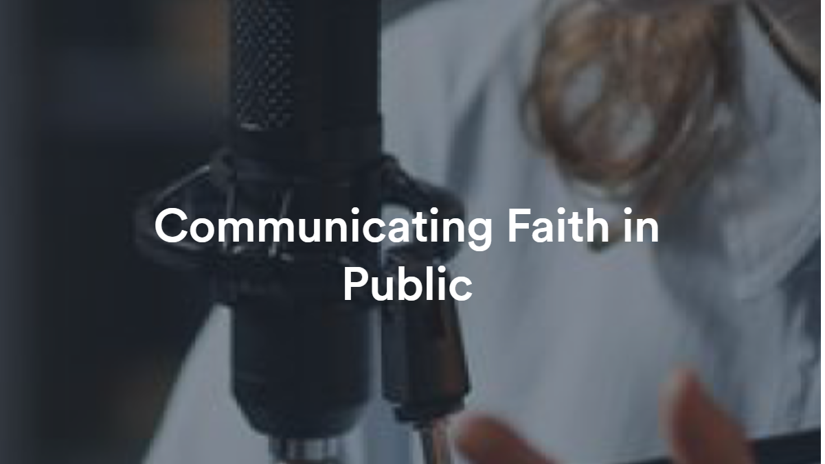 Communicating Faith in Public