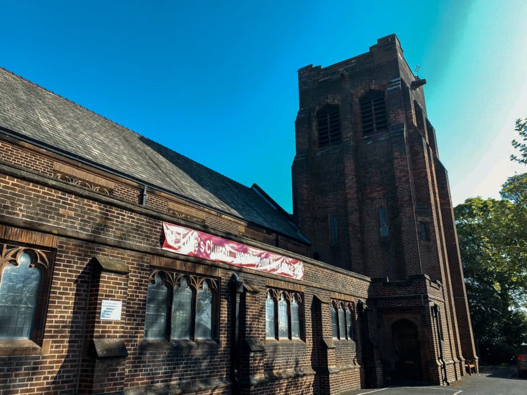 The Parochial Church Council Of The Ecclesiastical Parish Of St James With St Matthew, Eccleston, In The Diocese Of Liverpool banner