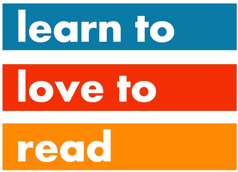 'LEARN TO LOVE TO READ' logo