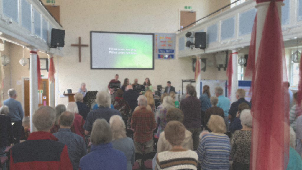 Bovey Tracey Baptist Church banner