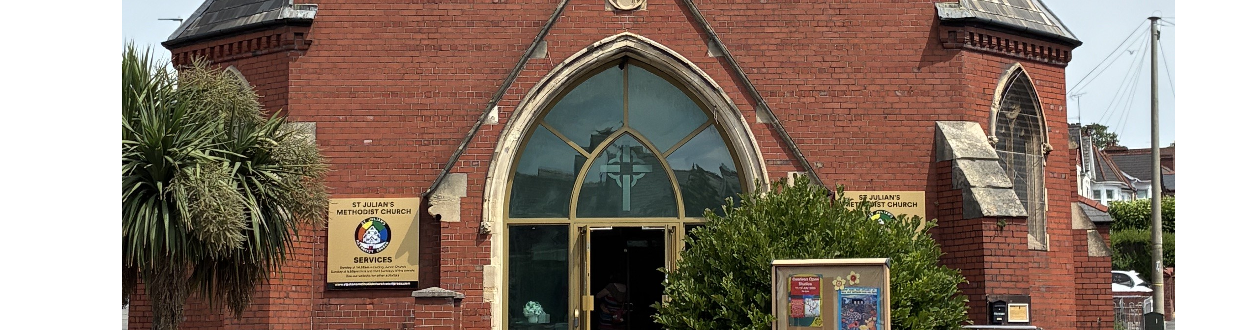 St Julians Methodist Church banner