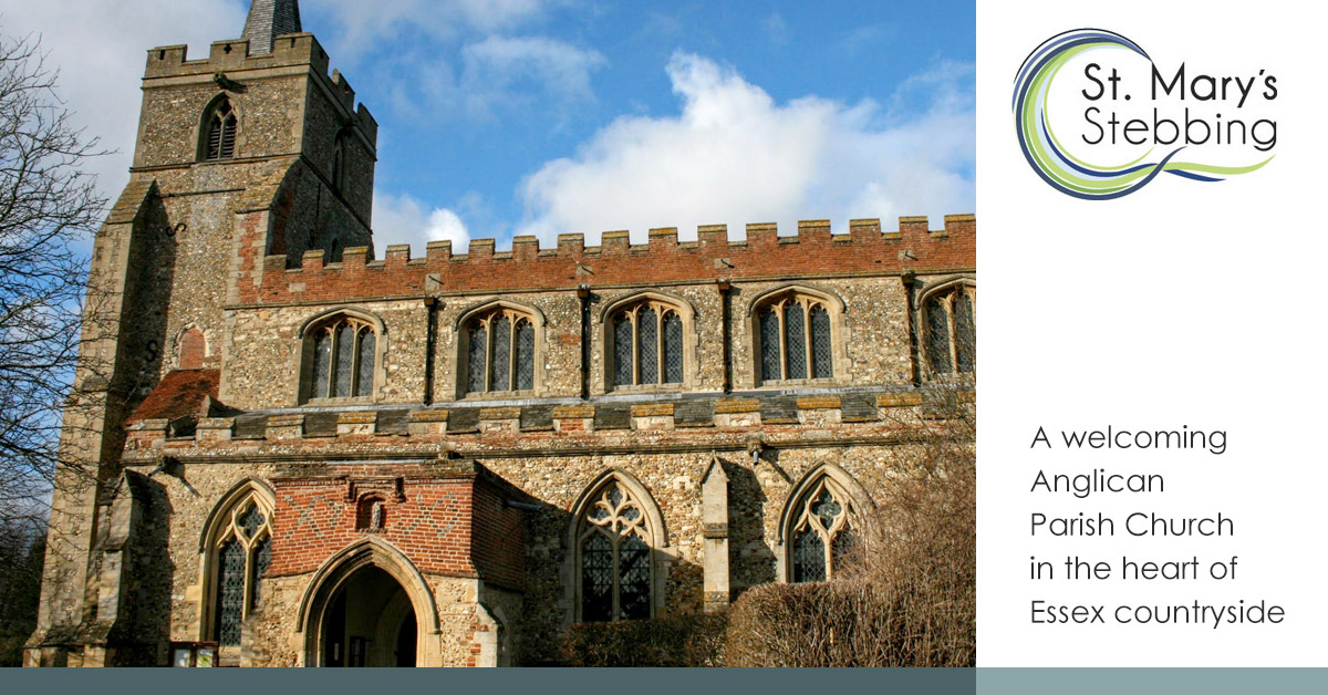 The Parochial Church Council Of The Ecclesiastical Parish Of St Mary The Virgin, Stebbing, In The Diocese Of Chelmsford banner
