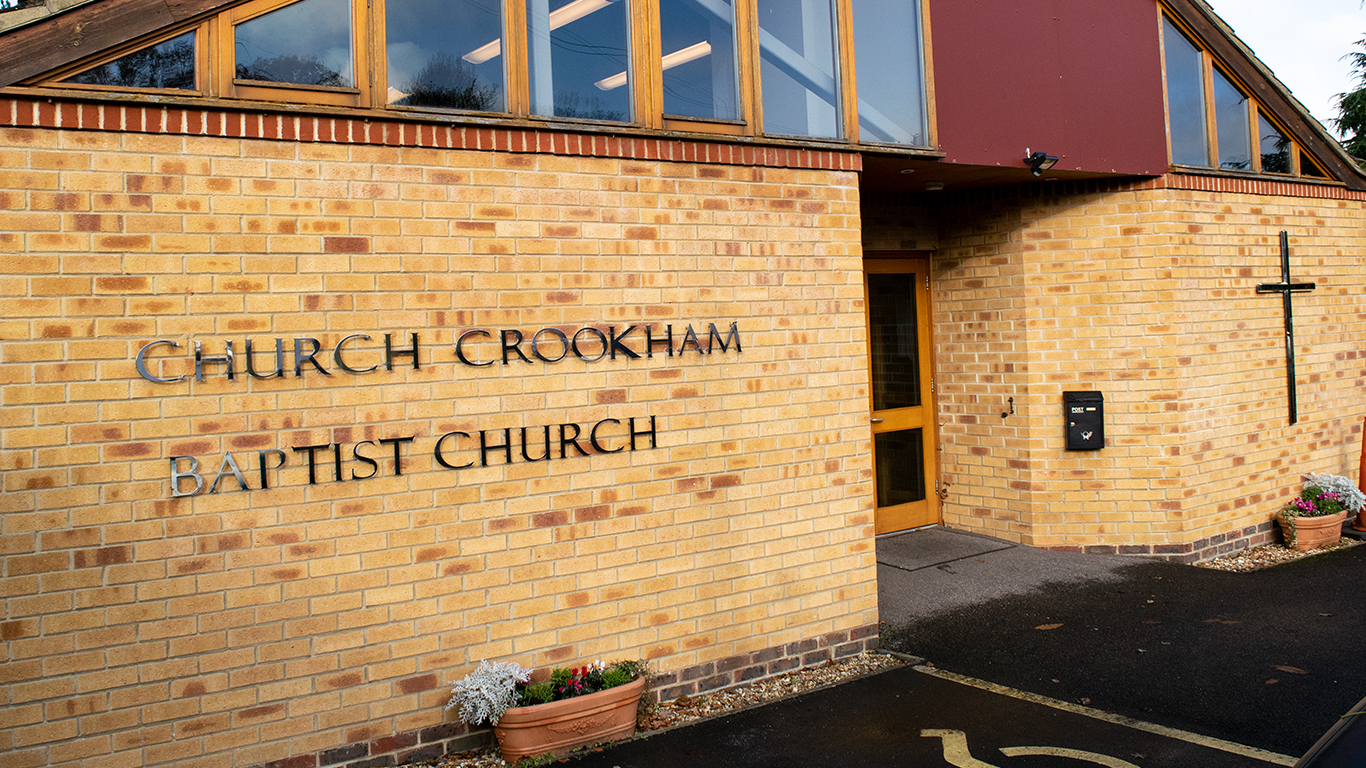 Church Crookham Baptist Church banner