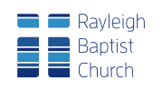 Rayleigh Baptist Church banner
