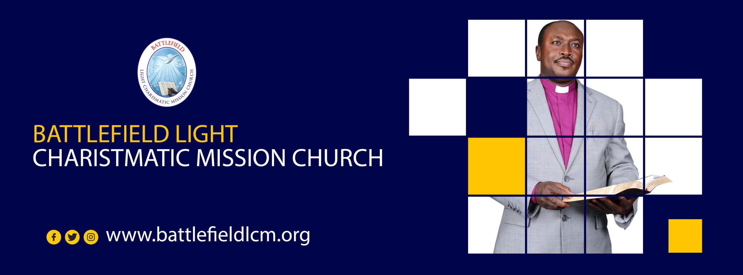 Battlefield Light Charismatic Mission Church banner