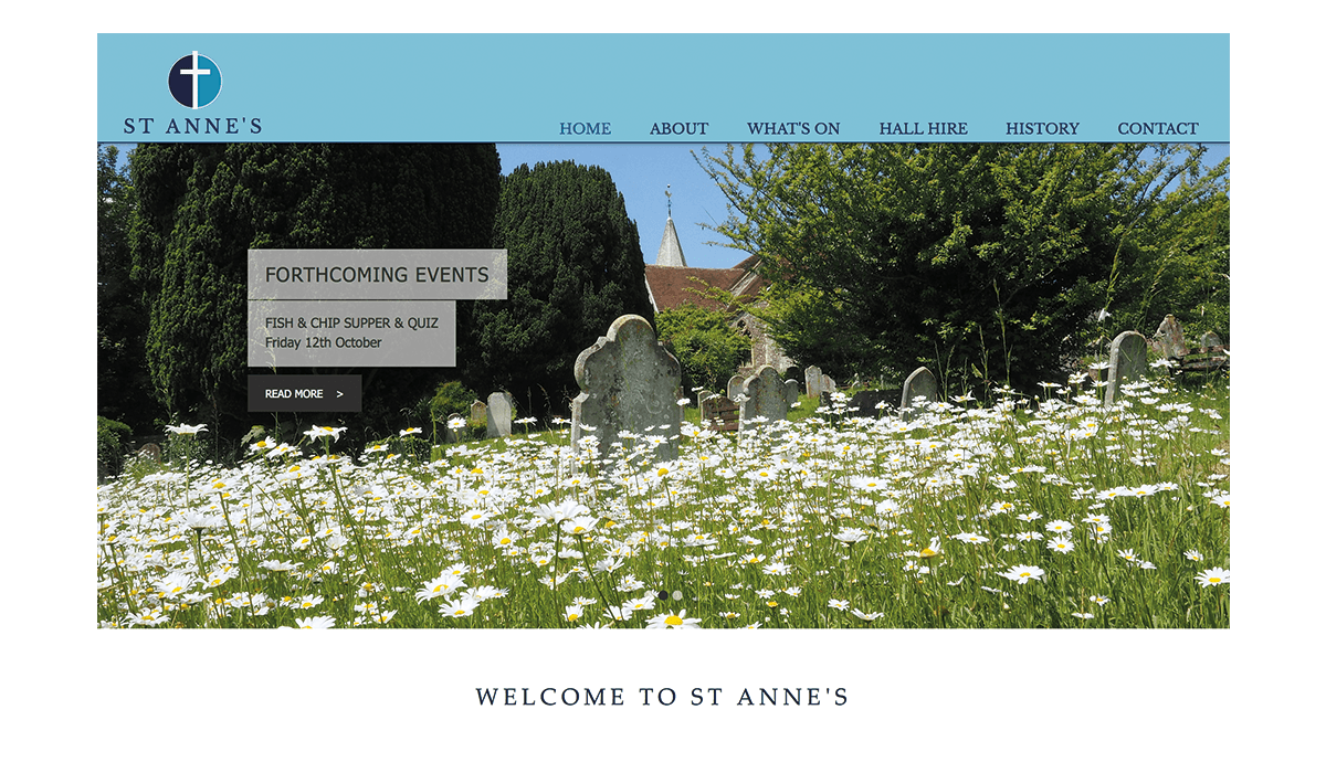 The Parochial Church Council Of The Ecclesiastical Parish Of St Anne Lewes banner