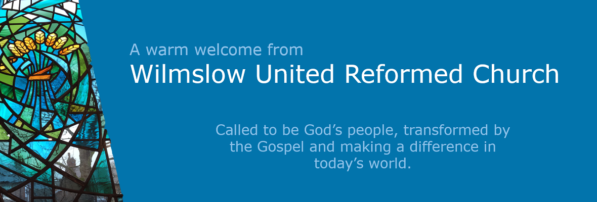 Wilmslow United Reformed Church Charity banner