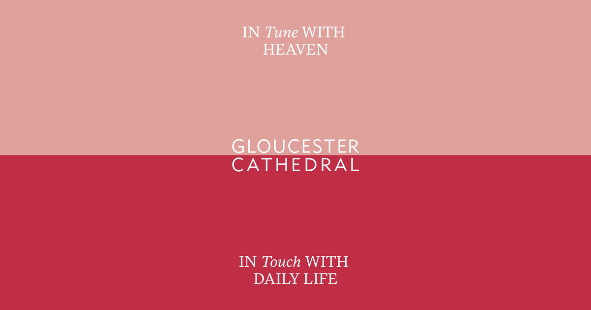 Gloucester Cathedral banner