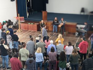 Canterbury Vineyard Church banner
