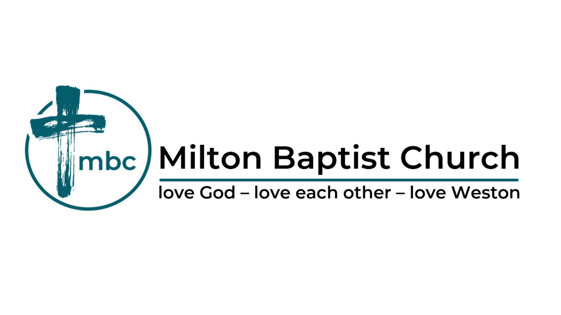 Milton Baptist Church banner
