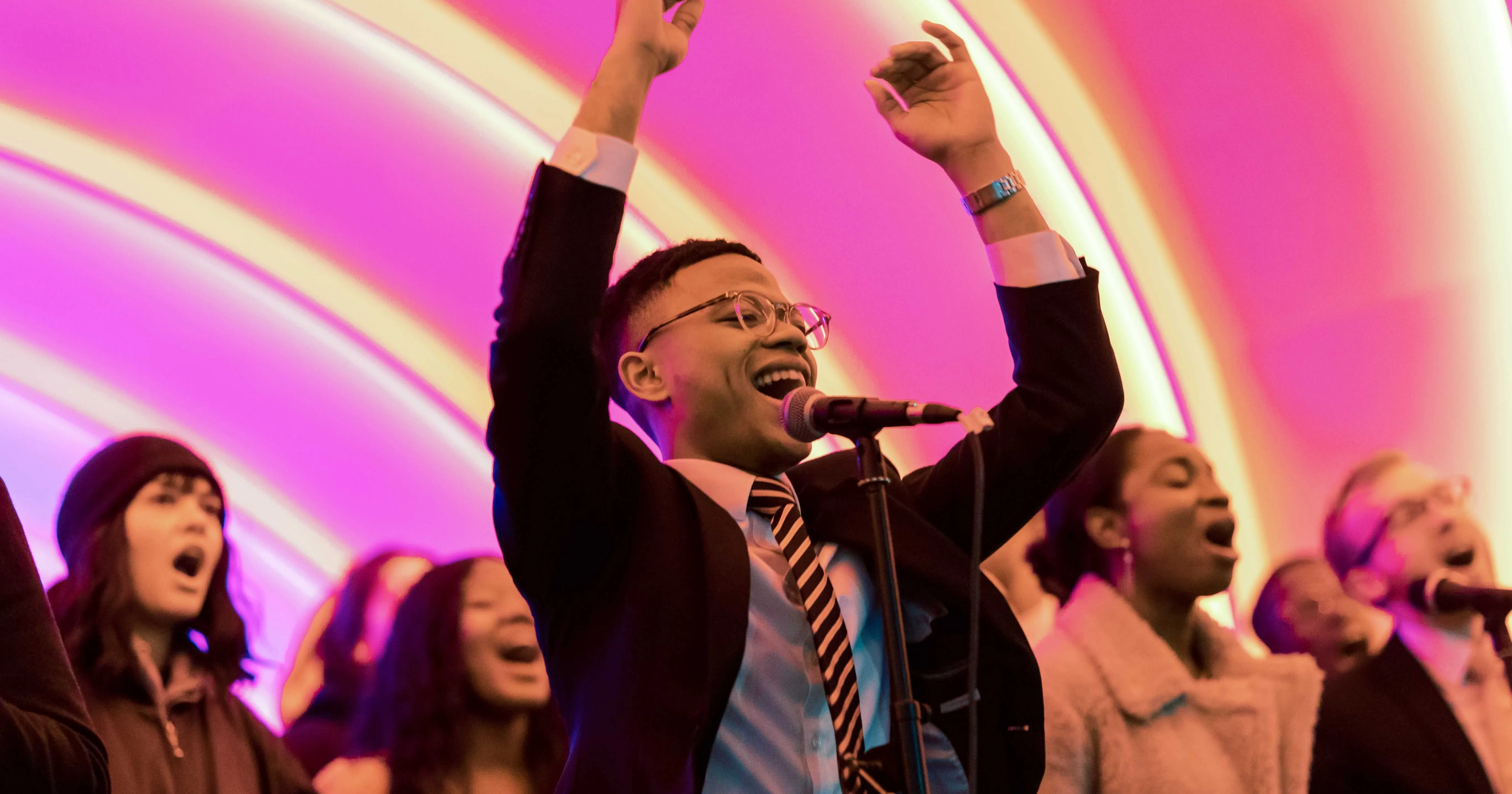 London International Christian Church banner