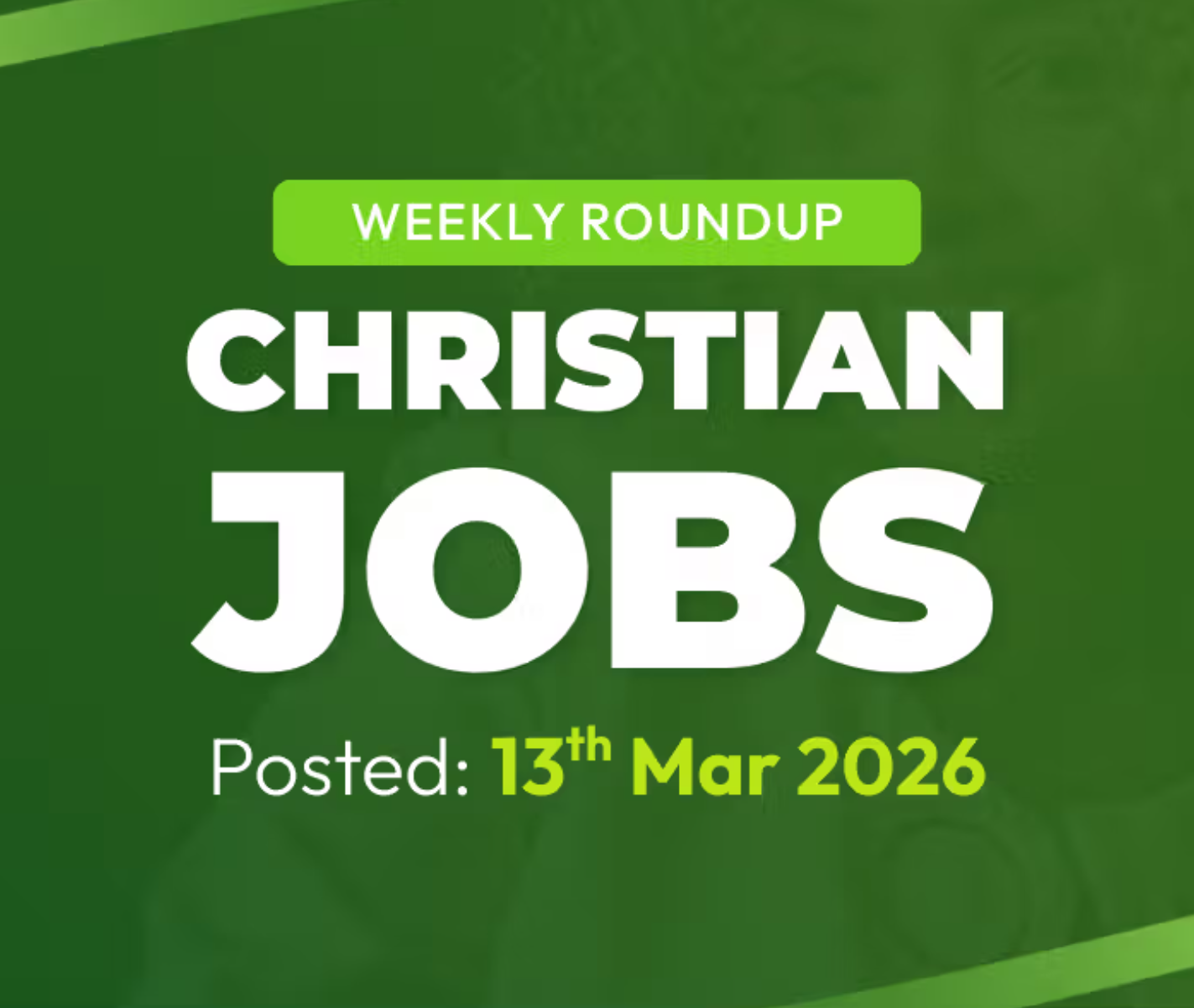 New Youth and Children’s work job opportunities