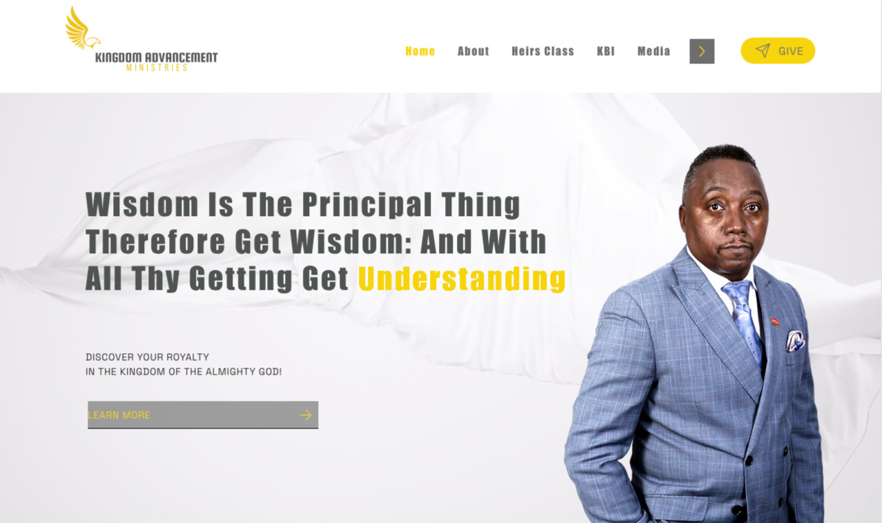 Kingdom Advancement Ministries banner