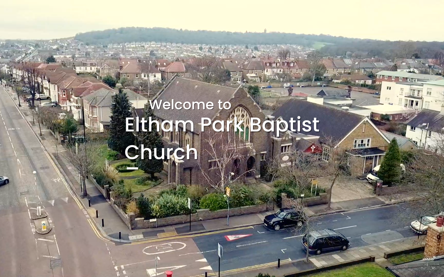 Eltham Park Baptist Church banner