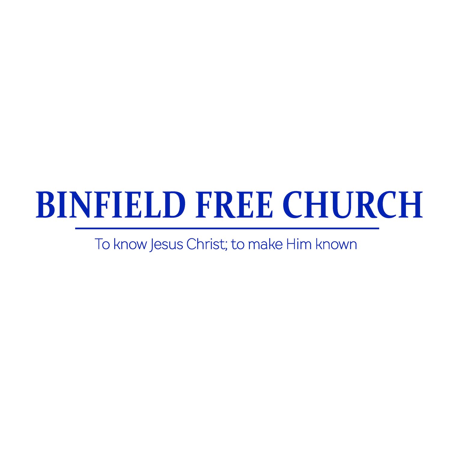 Binfield Free Church banner