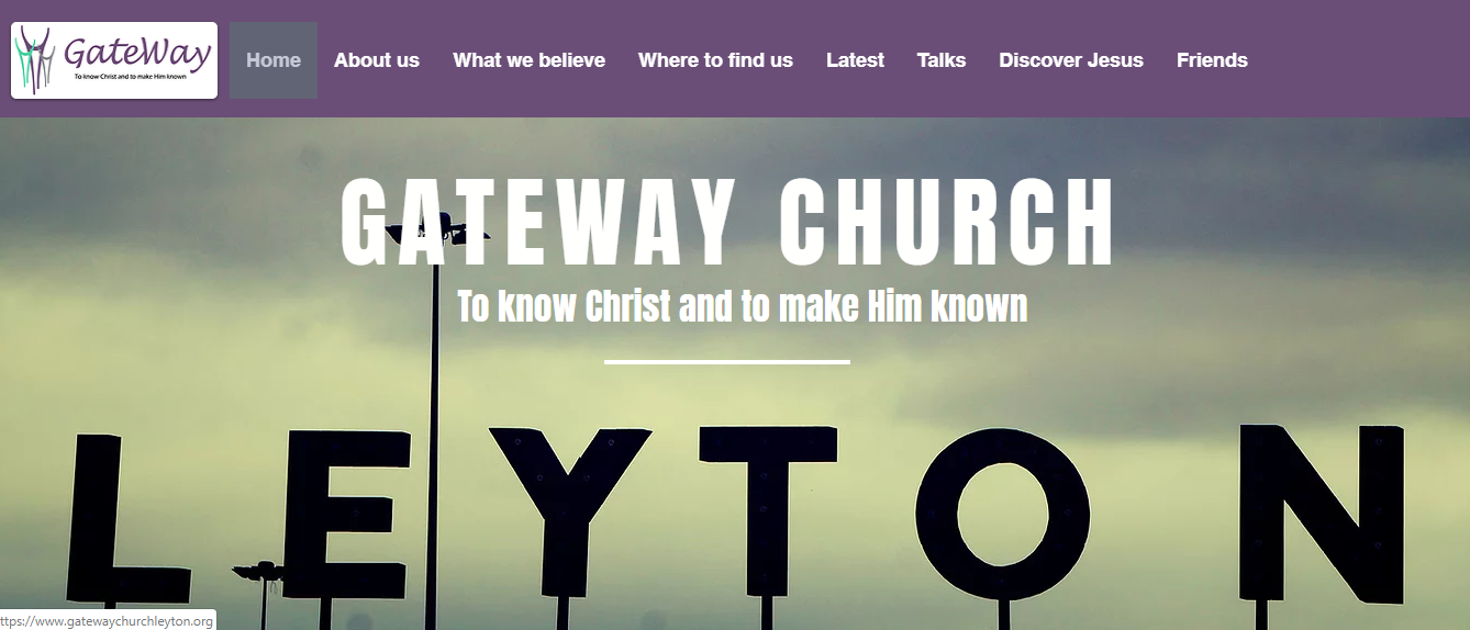 Gateway Church Leyton banner