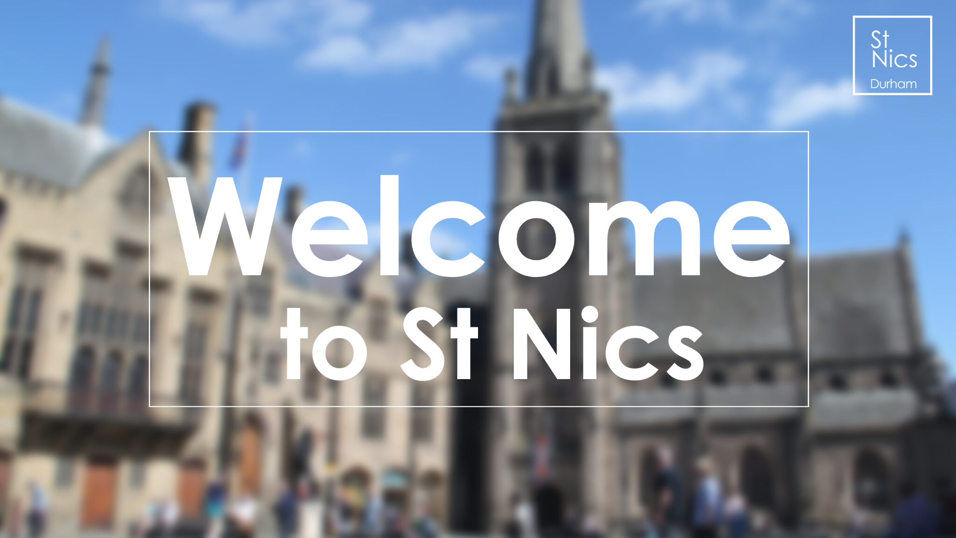 The Parochial Church Council Of The Ecclesiastical Parish Of St Nicholas, Durham banner
