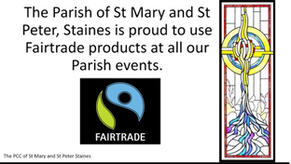 The Parochial Church Council Of The Ecclesiastical Parish Of Saint Mary And Saint Peter, Staines banner