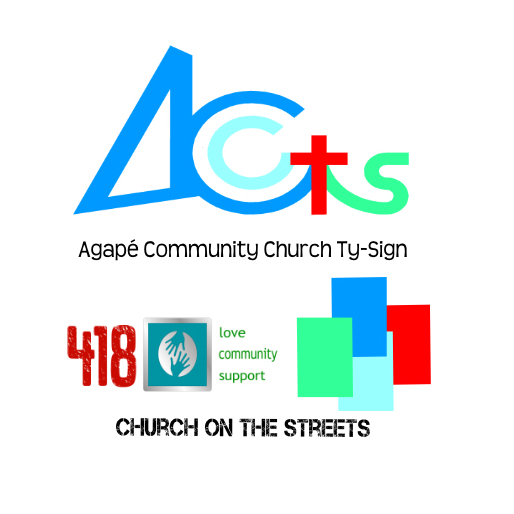 Agape Community Church Ty-sign banner