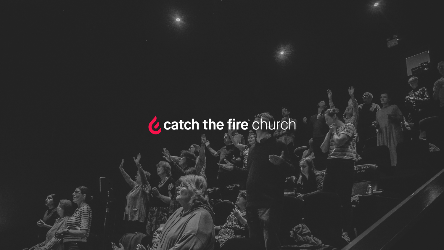 Catch The Fire, Farnborough banner