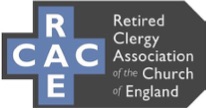 Retired Clergy Association Of The Church Of England banner