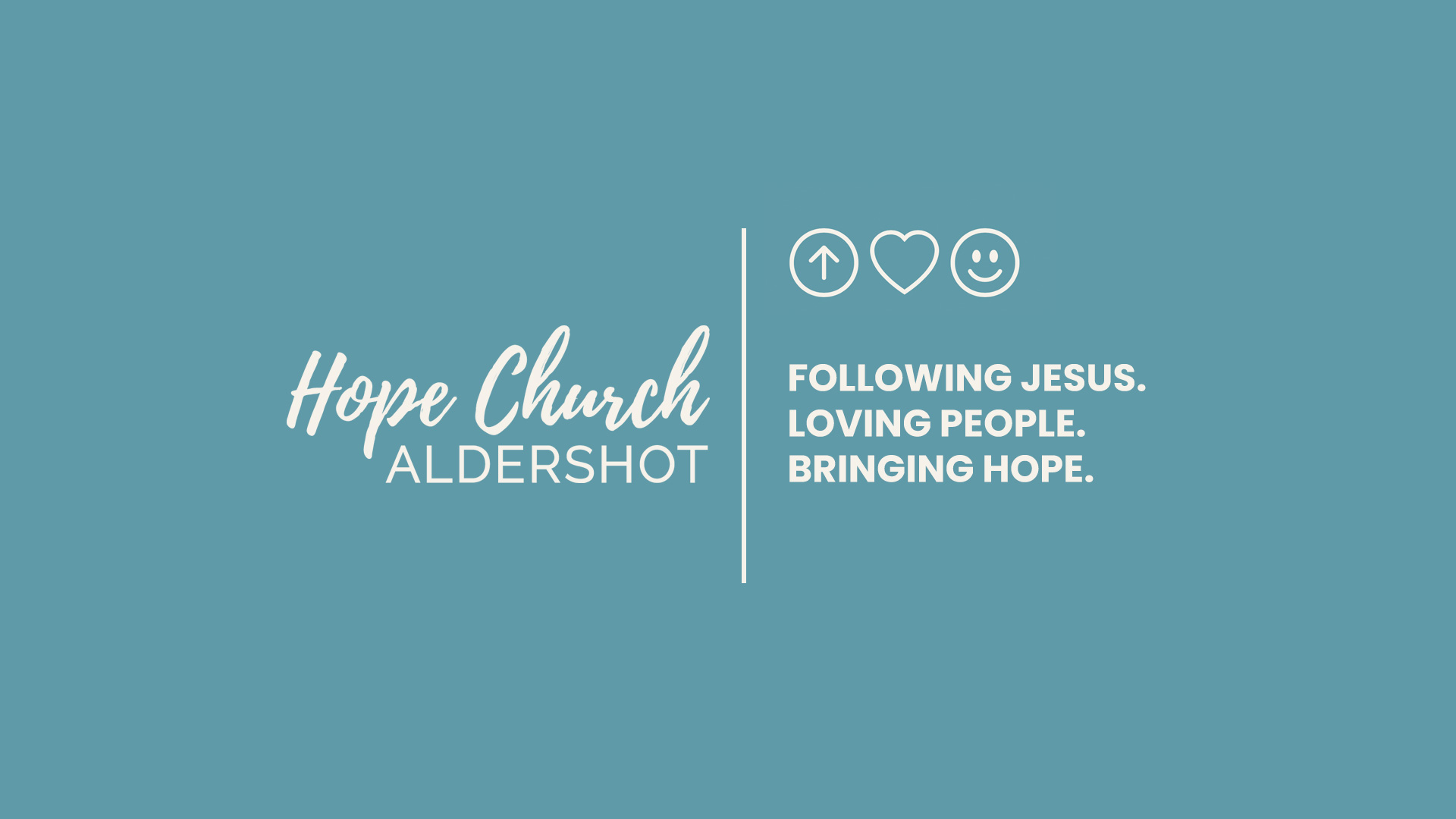 Hope Church Aldershot banner