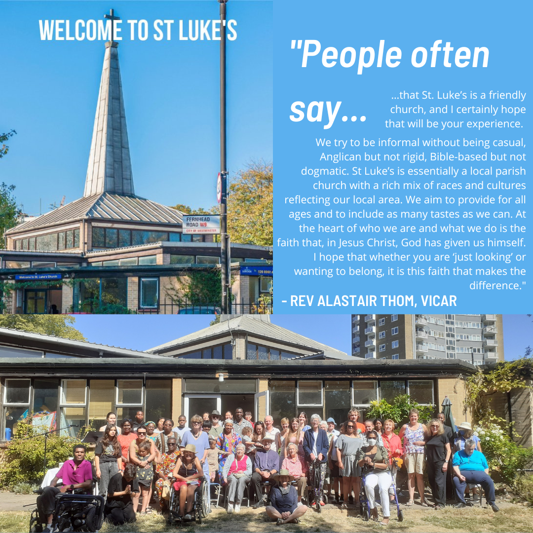 The Parochial Church Council Of The Ecclesiastical Parish Of St Luke West Kilburn banner