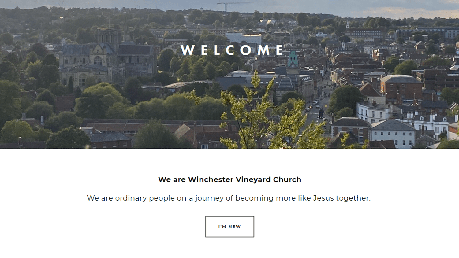 Winchester Vineyard Christian Fellowship banner